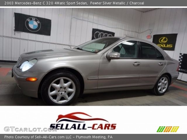 2003 Mercedes-Benz C 320 4Matic Sport Sedan in Pewter Silver Metallic