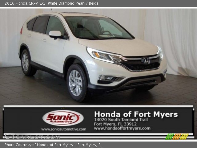 2016 Honda CR-V EX in White Diamond Pearl