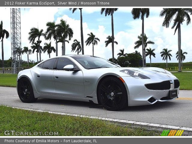 2012 Fisker Karma EcoSport in Silver Wind