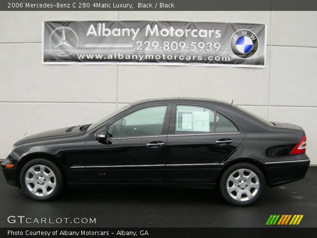 2006 Mercedes-Benz C 280 4Matic Luxury in Black