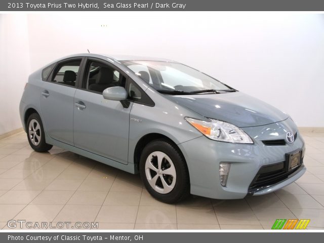 2013 Toyota Prius Two Hybrid in Sea Glass Pearl