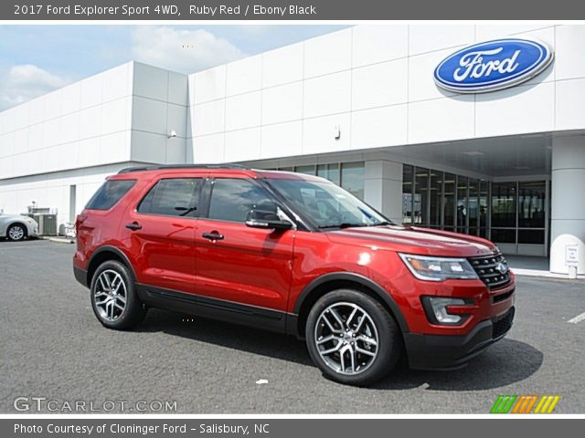 2017 Ford Explorer Sport 4WD in Ruby Red