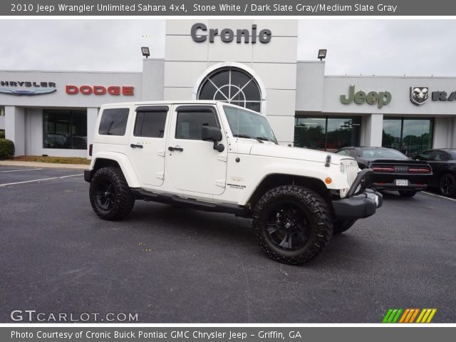 2010 Jeep Wrangler Unlimited Sahara 4x4 in Stone White