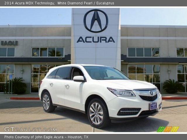 2014 Acura MDX Technology in White Diamond Pearl