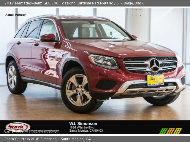 2017 Mercedes-Benz GLC 300 in designo Cardinal Red Metallic