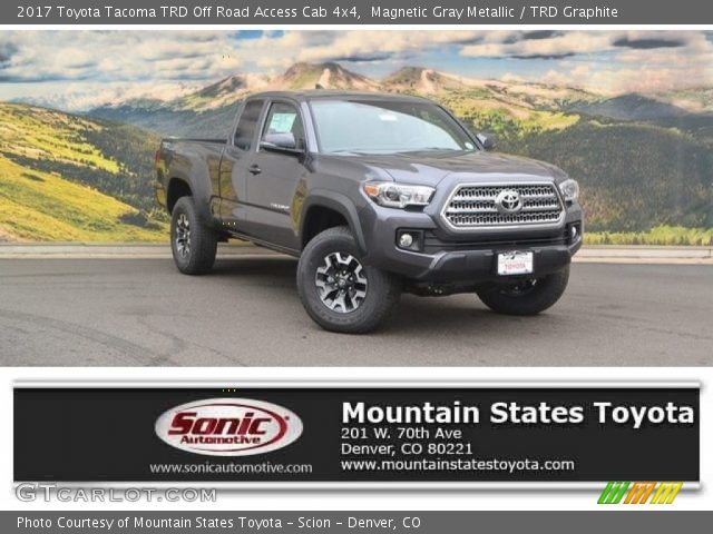 2017 Toyota Tacoma TRD Off Road Access Cab 4x4 in Magnetic Gray Metallic