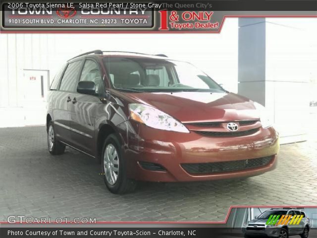 2006 Toyota Sienna LE in Salsa Red Pearl