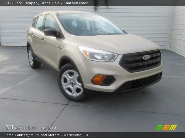 2017 Ford Escape S in White Gold