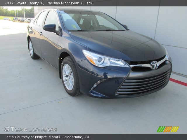 2017 Toyota Camry LE in Parisian Night Pearl