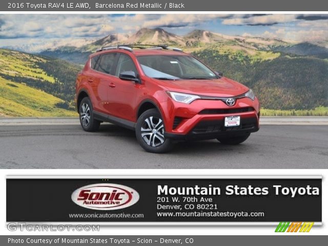 2016 Toyota RAV4 LE AWD in Barcelona Red Metallic