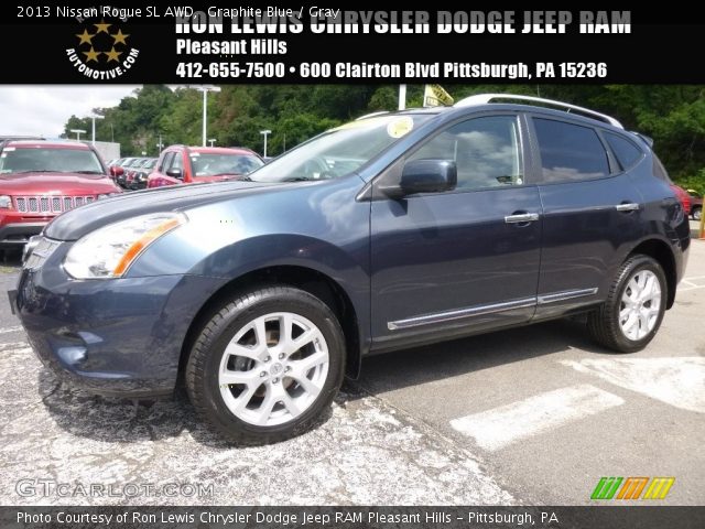 2013 Nissan Rogue SL AWD in Graphite Blue