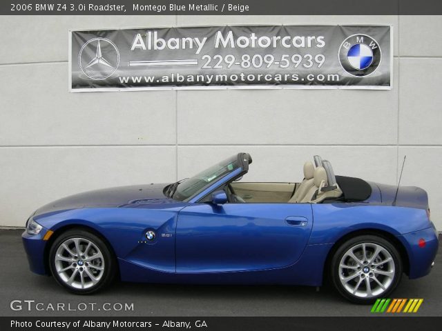 2006 BMW Z4 3.0i Roadster in Montego Blue Metallic