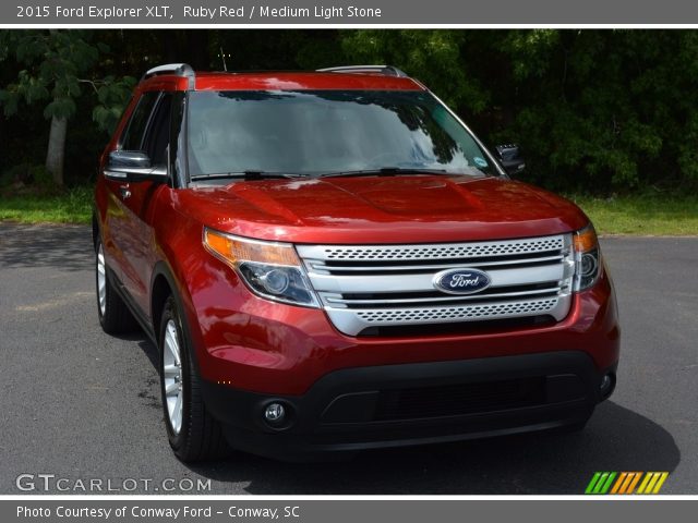 2015 Ford Explorer XLT in Ruby Red
