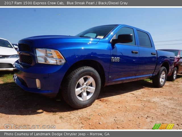 2017 Ram 1500 Express Crew Cab in Blue Streak Pearl