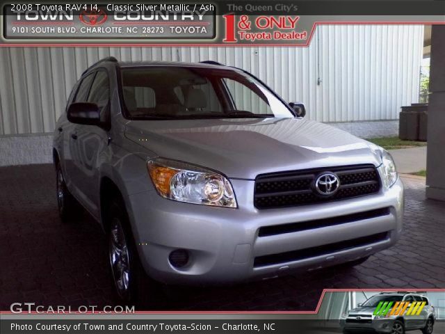 2008 Toyota RAV4 I4 in Classic Silver Metallic
