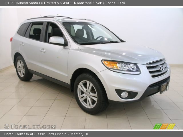 2012 Hyundai Santa Fe Limited V6 AWD in Moonstone Silver