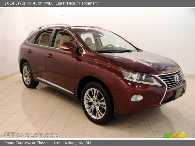 2014 Lexus RX 450h AWD in Claret Mica