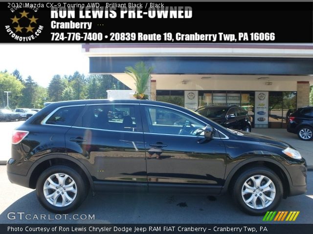 2012 Mazda CX-9 Touring AWD in Brilliant Black