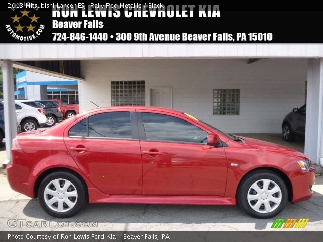 2013 Mitsubishi Lancer ES in Rally Red Metallic