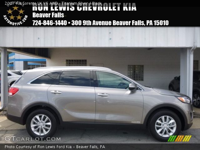 2017 Kia Sorento LX V6 AWD in Titanium Silver