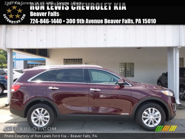 2017 Kia Sorento LX V6 AWD in Sangria