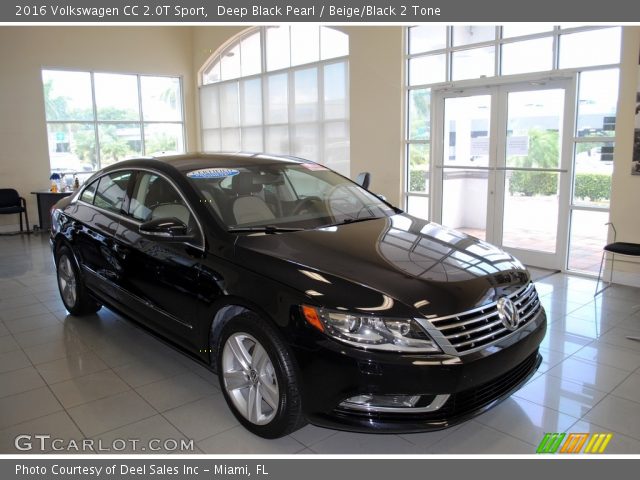 2016 Volkswagen CC 2.0T Sport in Deep Black Pearl