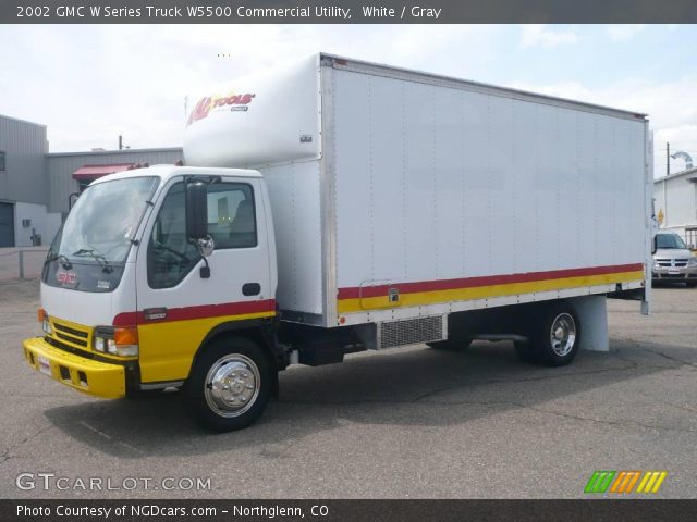 2002 GMC W Series Truck W5500 Commercial Utility in White