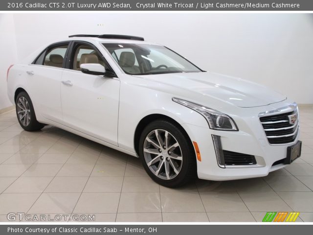 2016 Cadillac CTS 2.0T Luxury AWD Sedan in Crystal White Tricoat