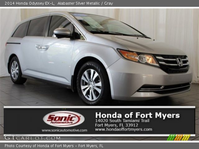 2014 Honda Odyssey EX-L in Alabaster Silver Metallic