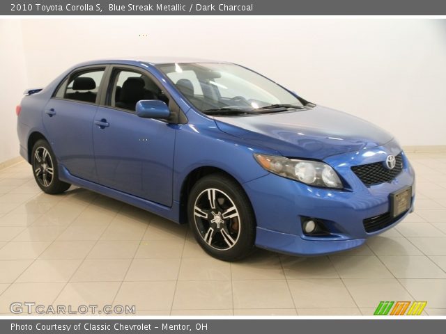 2010 Toyota Corolla S in Blue Streak Metallic