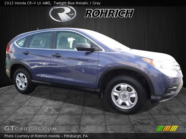 2013 Honda CR-V LX AWD in Twilight Blue Metallic
