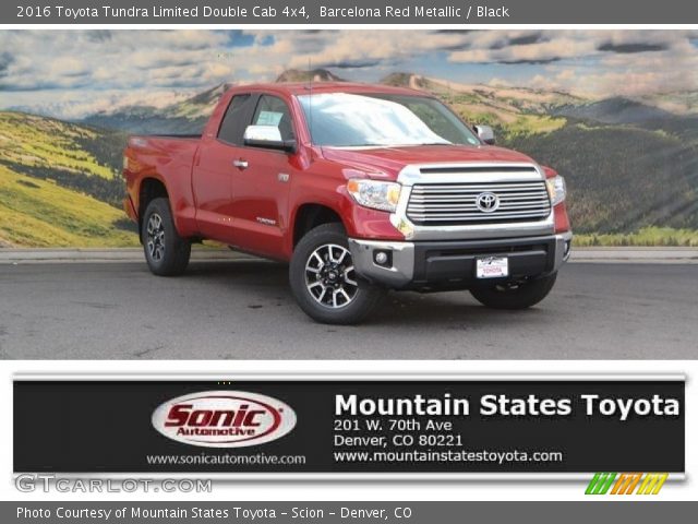 2016 Toyota Tundra Limited Double Cab 4x4 in Barcelona Red Metallic