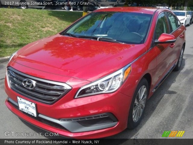 2017 Hyundai Sonata Sport in Scarlet Red