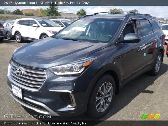 2017 Hyundai Santa Fe SE AWD in Night Sky Pearl