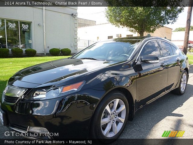 2014 Acura TL Technology in Crystal Black Pearl