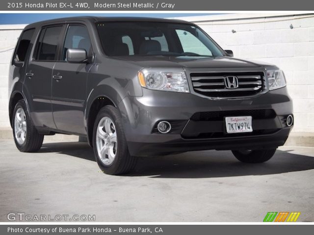 2015 Honda Pilot EX-L 4WD in Modern Steel Metallic