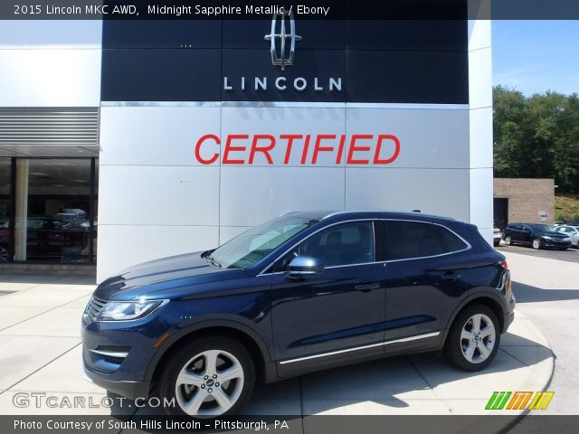 2015 Lincoln MKC AWD in Midnight Sapphire Metallic