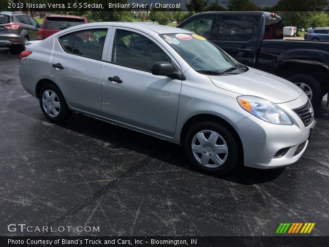 2013 Nissan Versa 1.6 S Sedan in Brilliant Silver