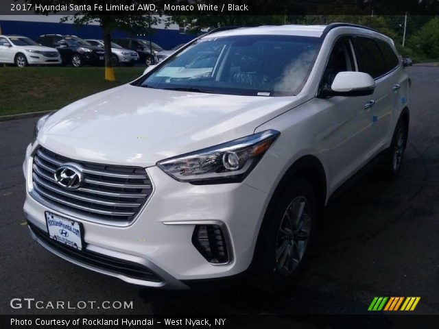 2017 Hyundai Santa Fe Limited AWD in Monaco White