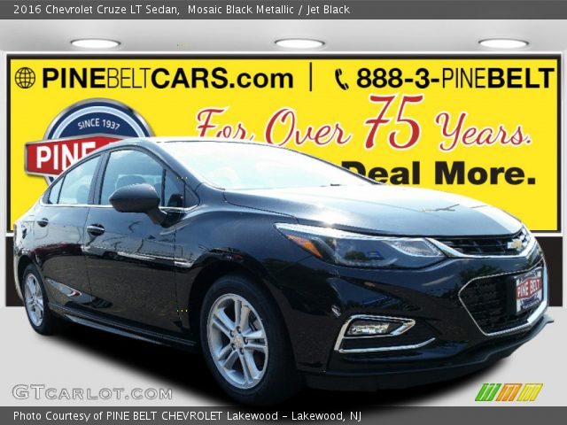 2016 Chevrolet Cruze LT Sedan in Mosaic Black Metallic