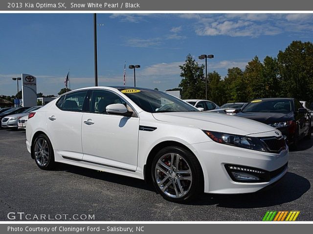 2013 Kia Optima SX in Snow White Pearl