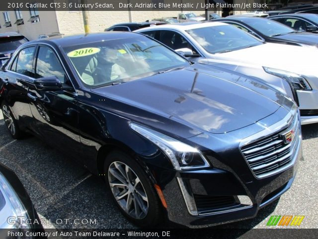2016 Cadillac CTS 3.6 Luxury Sedan in Dark Adriatic Blue Metallic