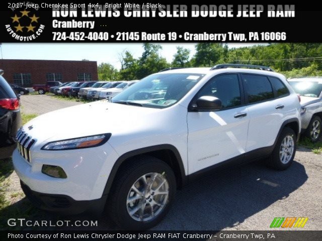 2017 Jeep Cherokee Sport 4x4 in Bright White
