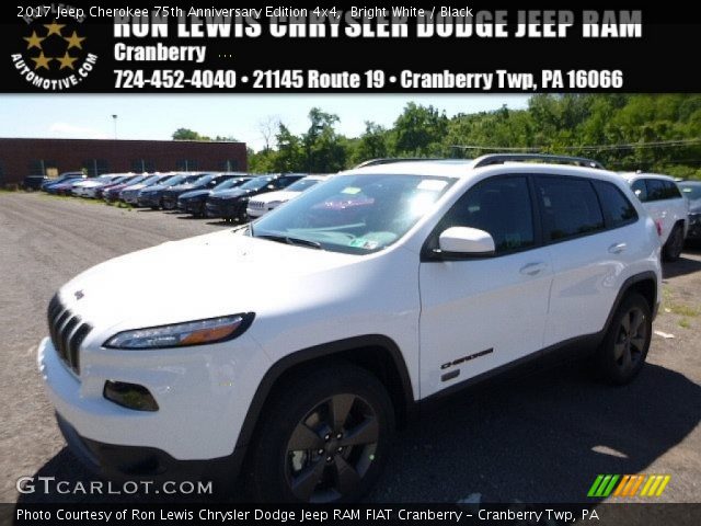 2017 Jeep Cherokee 75th Anniversary Edition 4x4 in Bright White