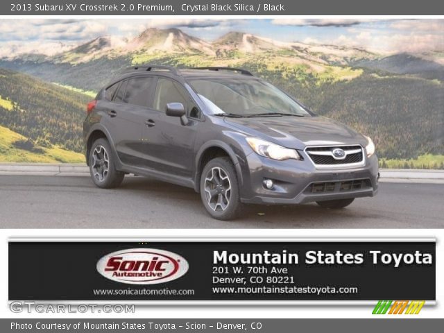 2013 Subaru XV Crosstrek 2.0 Premium in Crystal Black Silica