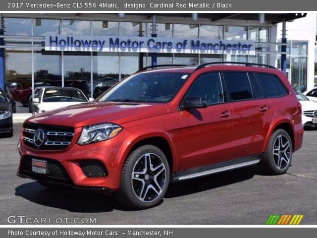 2017 Mercedes-Benz GLS 550 4Matic in designo  Cardinal Red Metallic