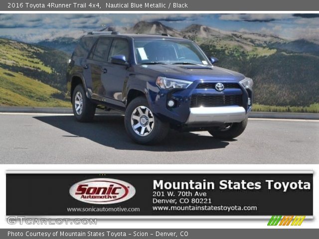 2016 Toyota 4Runner Trail 4x4 in Nautical Blue Metallic