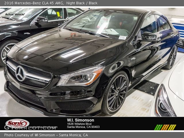 2016 Mercedes-Benz CLA 45 AMG in Night Black