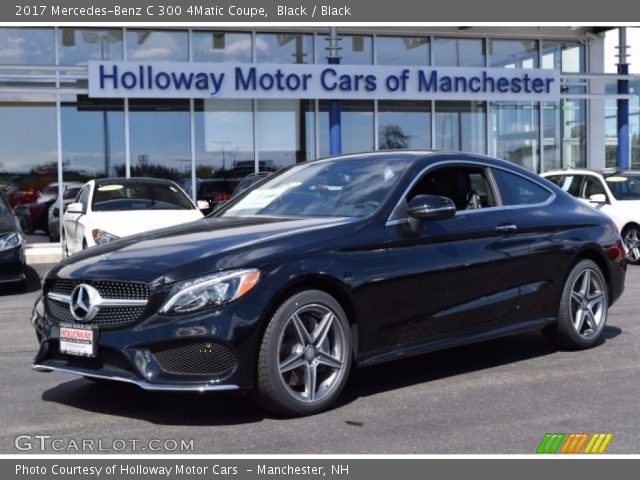 2017 Mercedes-Benz C 300 4Matic Coupe in Black