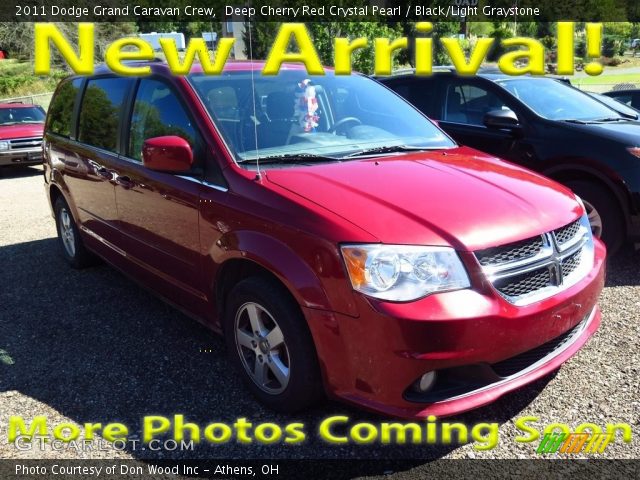 2011 Dodge Grand Caravan Crew in Deep Cherry Red Crystal Pearl